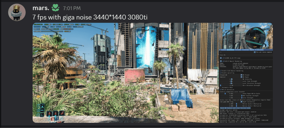 DLSS 5 discussions from the RenoDX Discord server