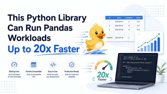 FireDucks ไลบรารี Python ตัวแรงที่ช่วยให้ Pandas ทำงานเร็วขึ้นสูงสุดถึง 20 เท่า
