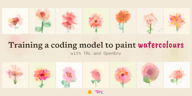เทคนิคการฝึก AI เขียนโค้ดวาดภาพสีน้ำด้วย TRL และ OpenEnv ผ่านกระบวนการ RL