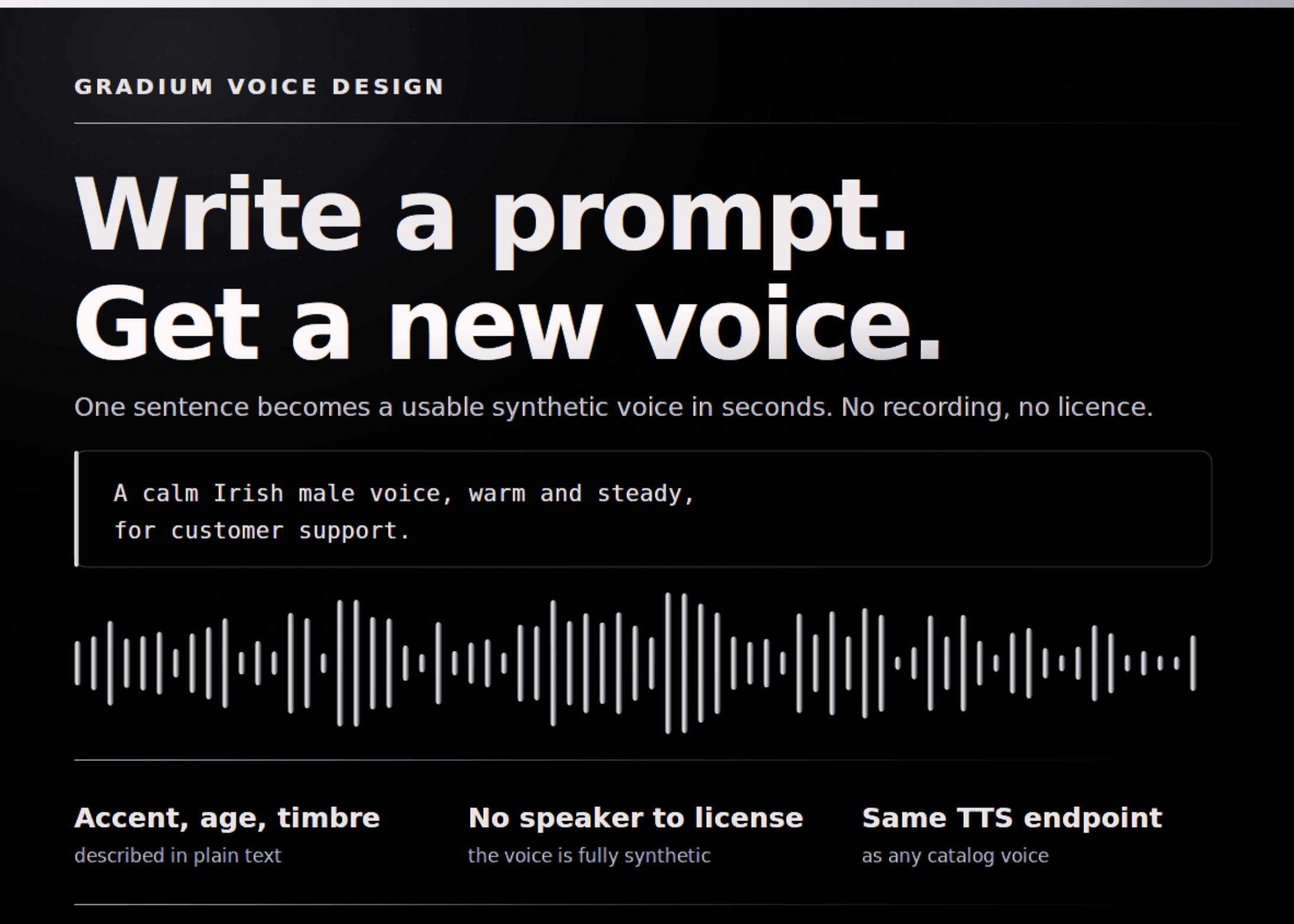 Gradium เปิดตัว Voice Design สร้างเสียงสังเคราะห์คุณภาพสูงจาก Prompt ในไม่กี่วินาที