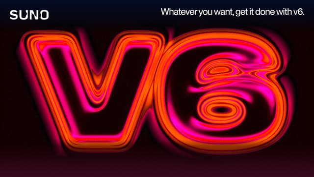 Suno เปิดตัว v6 โมเดลสร้างเพลง AI รุ่นใหม่ พัฒนาร่วมกับค่ายดัง Warner, BMG และ Believe