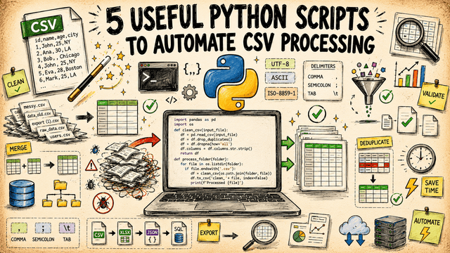 5 Python Script ช่วยจัดการไฟล์ CSV แบบอัตโนมัติ ให้เป็นเรื่องง่ายและรวดเร็ว