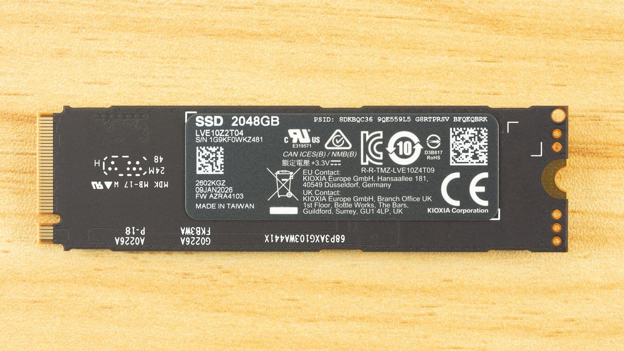 Kioxia Exceria Pro G2 2TB SSD
