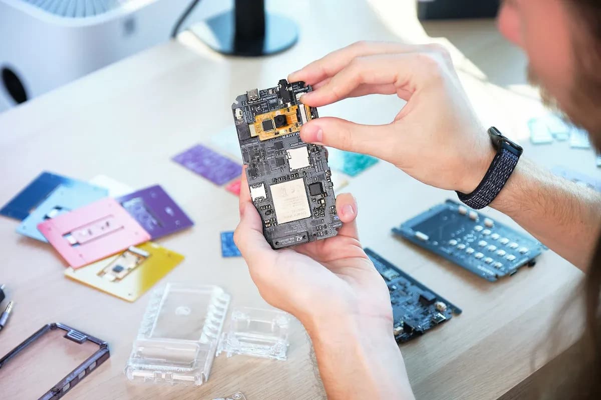 MAKERPhone assembly
