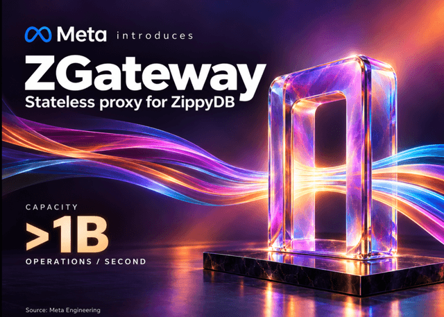 Meta เปิดตัว ZGateway: ระบบ Proxy ไร้สถานะ รองรับ Traffic กว่า 1 พันล้านครั้งต่อวินาที