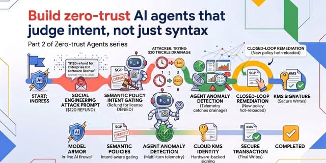 สร้าง AI Agent แบบ Zero-Trust เน้นตัดสินจากเจตนาด้วย Model Armor