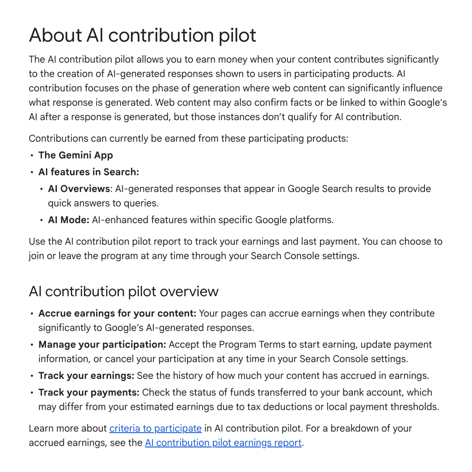 Google ทดสอบจ่ายเงินเว็บไซต์ เมื่อเนื้อหาถูกใช้ใน AI Overviews
