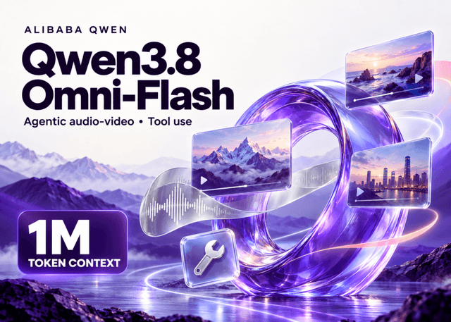Alibaba เปิดตัว Qwen3.8-Omni-Flash โมเดลเข้าใจวิดีโอระดับ Agent