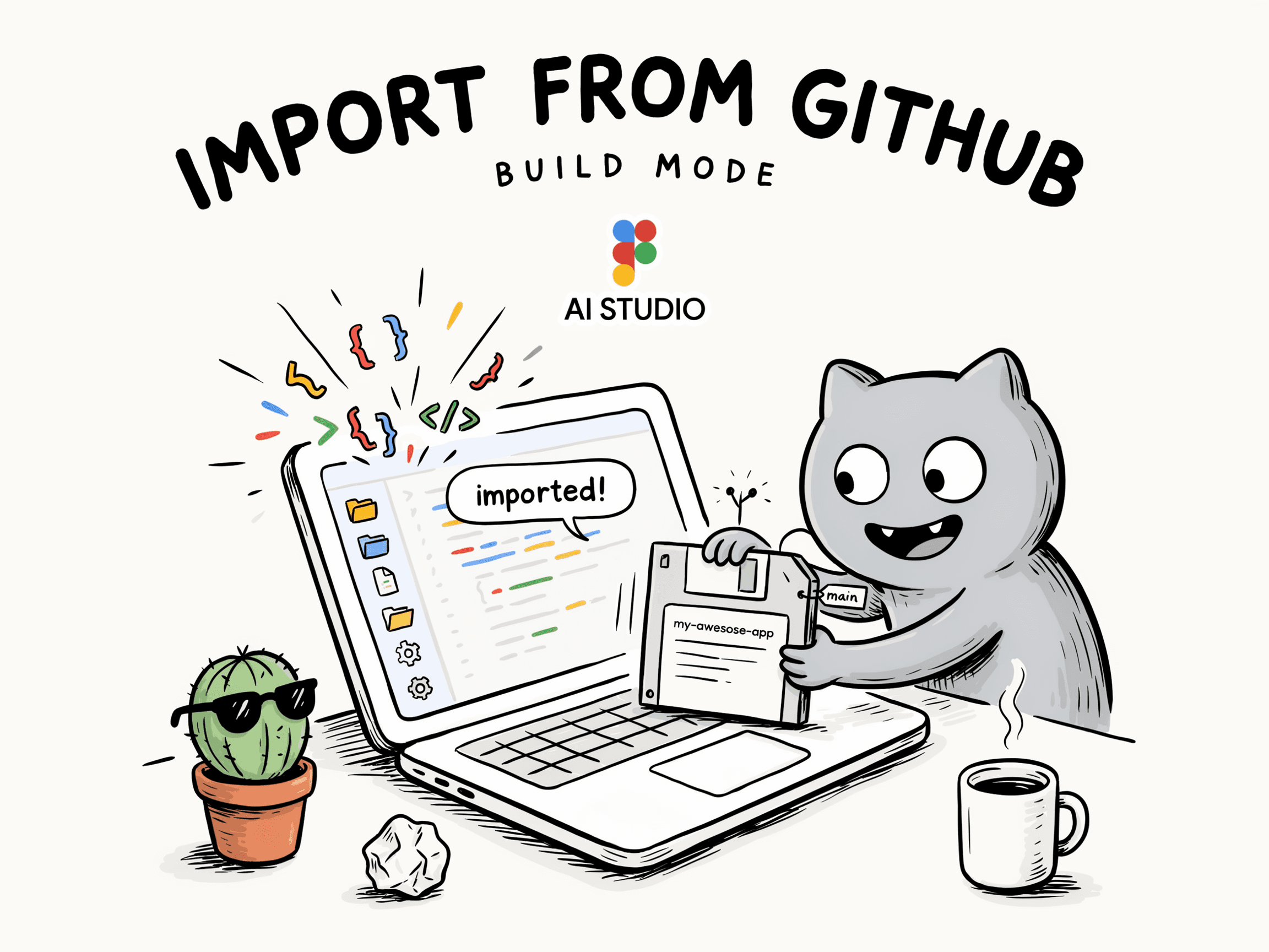Google AI Studio เปิดตัวฟีเจอร์ 'Import from GitHub' เปลี่ยน Repository เป็นแอปที่ใช้งานได้จริงทันที