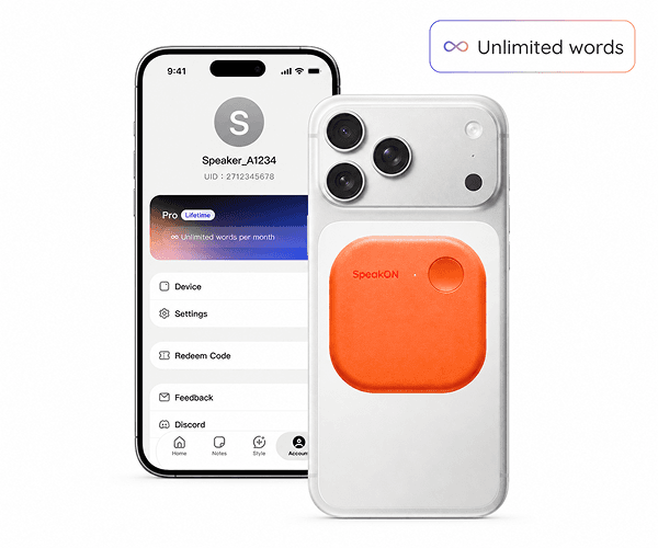 เปิดตัว SpeakON ปุ่ม AI ติด MagSafe เปลี่ยนเสียงเป็นข้อความอัจฉริยะ