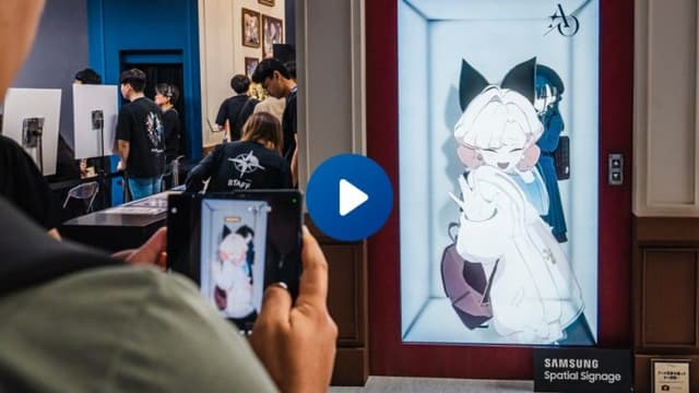 Samsung Spatial Signage เนรมิตตัวละครเกม 3D ทะลุจอในงาน TGS 2026
