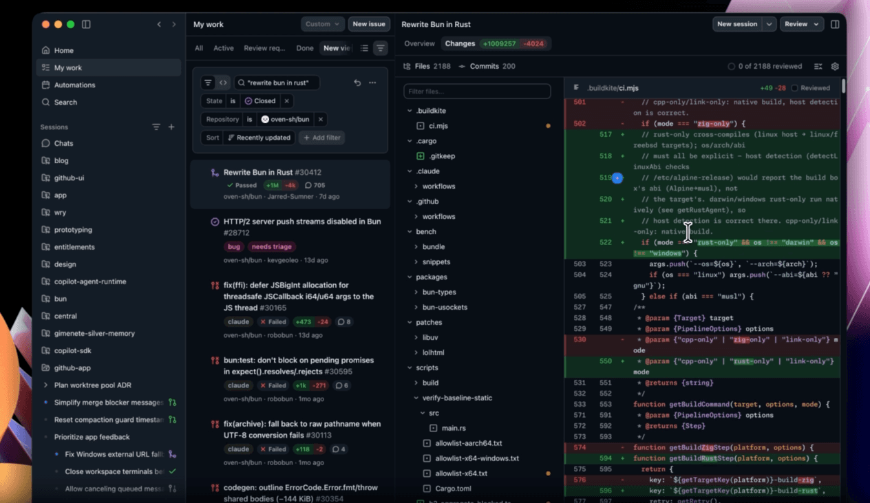 GitHub Copilot เผยเบื้องหลังวิธีเรนเดอร์ PR ขนาดล้านบรรทัด