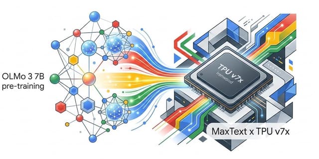 Google สร้างซ้ำ OLMo 3 7B บน TPUs สำเร็จด้วย MaxText