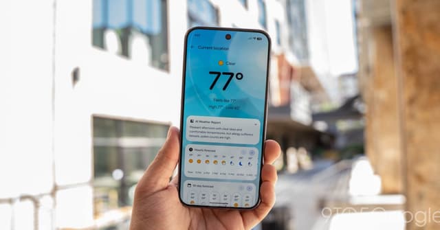 Pixel Weather เพิ่มปุ่มรีเฟรชบน Widget หน้าจอหลัก