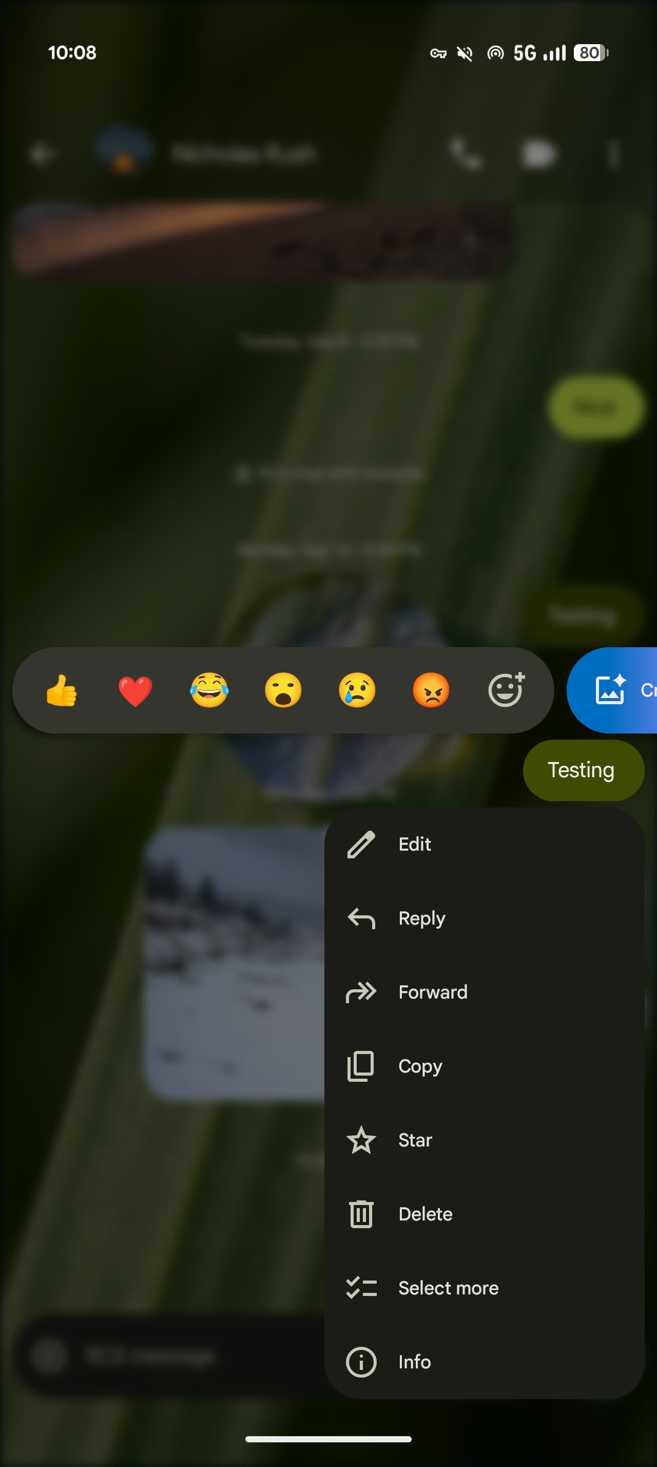Google Messages ปล่อยเมนูใหม่ กดค้างเลือกคัดลอกเฉพาะส่วนได้แล้ว