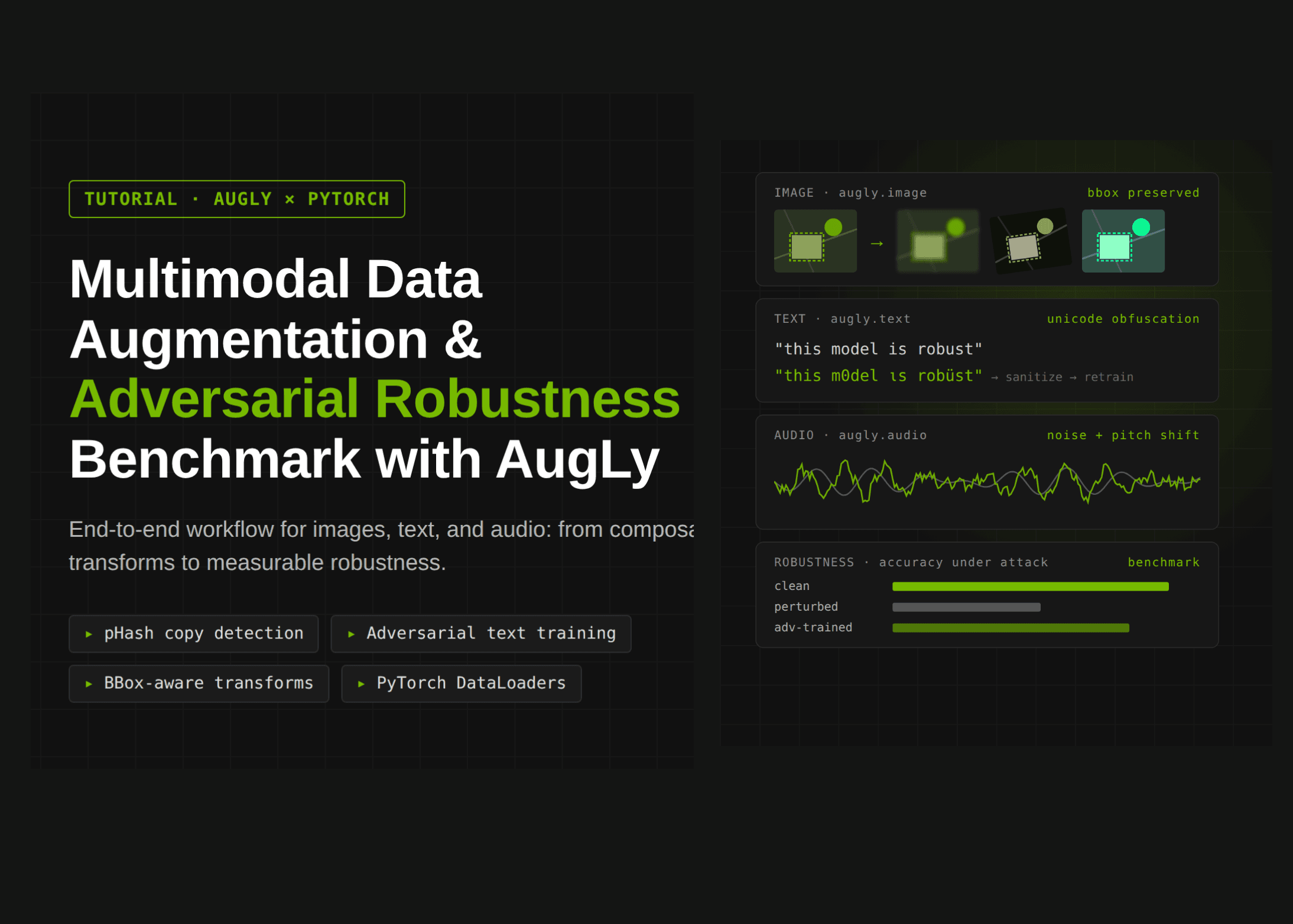 สร้างเวิร์กโฟลว์ Multimodal Data Augmentation ด้วย AugLy