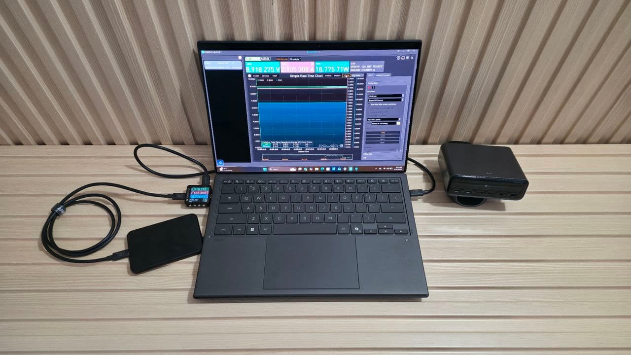 Power Bank testing - images of the power banks during testing