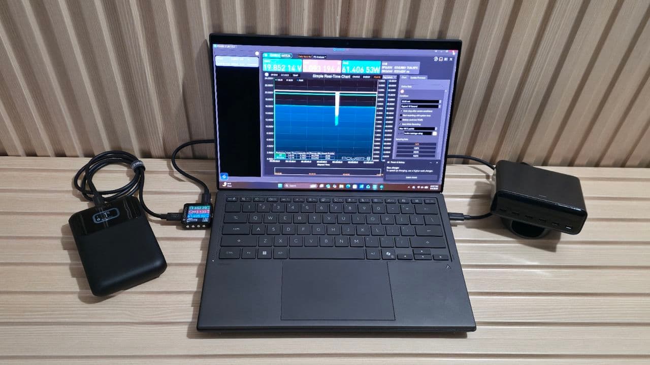 Power Bank testing - images of the power banks during testing