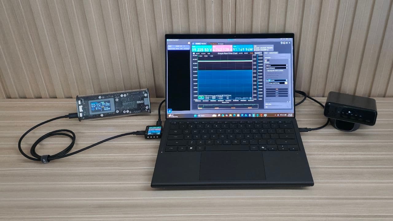 Power Bank testing - images of the power banks during testing
