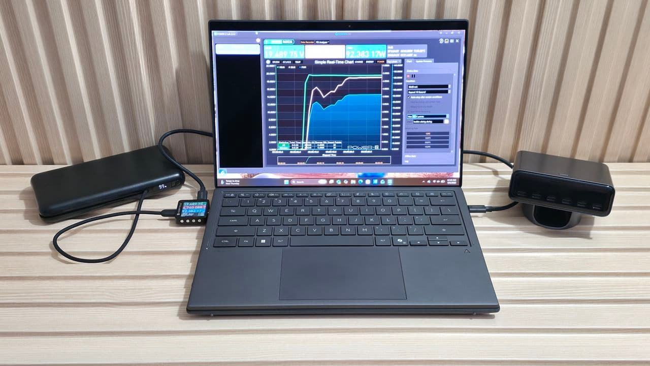Power Bank testing - images of the power banks during testing