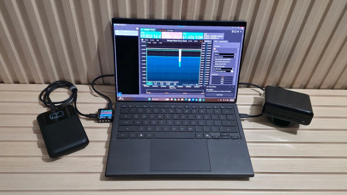 Power Bank testing - images of the power banks during testing