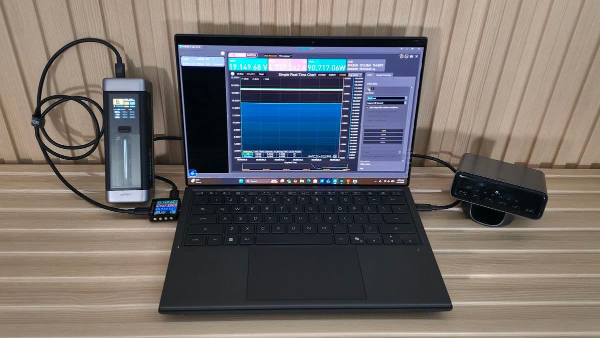 Power Bank testing - images of the power banks during testing