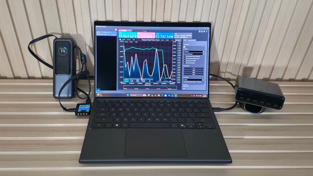 Power Bank testing - images of the power banks during testing