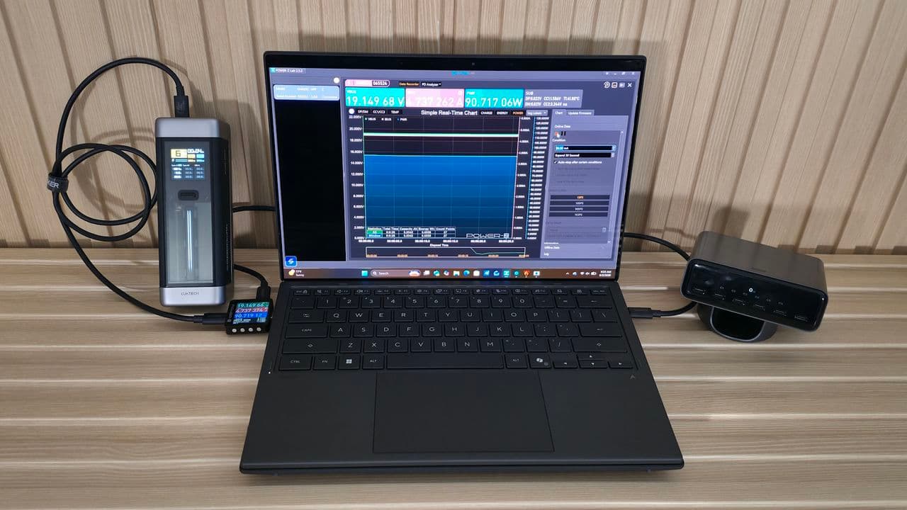 Power Bank testing - images of the power banks during testing
