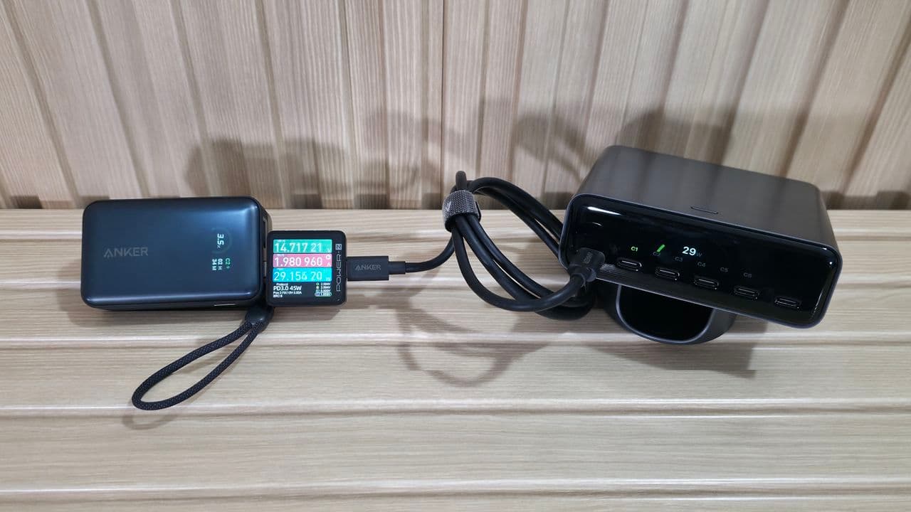 Power Bank testing - images of the power banks during testing