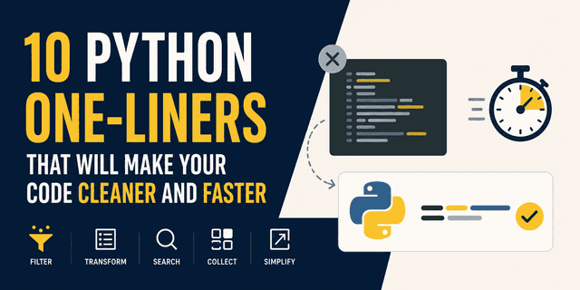 10 เทคนิค Python One-Liners เขียนโค้ดสั้น กระชับ และทำงานไวขึ้น