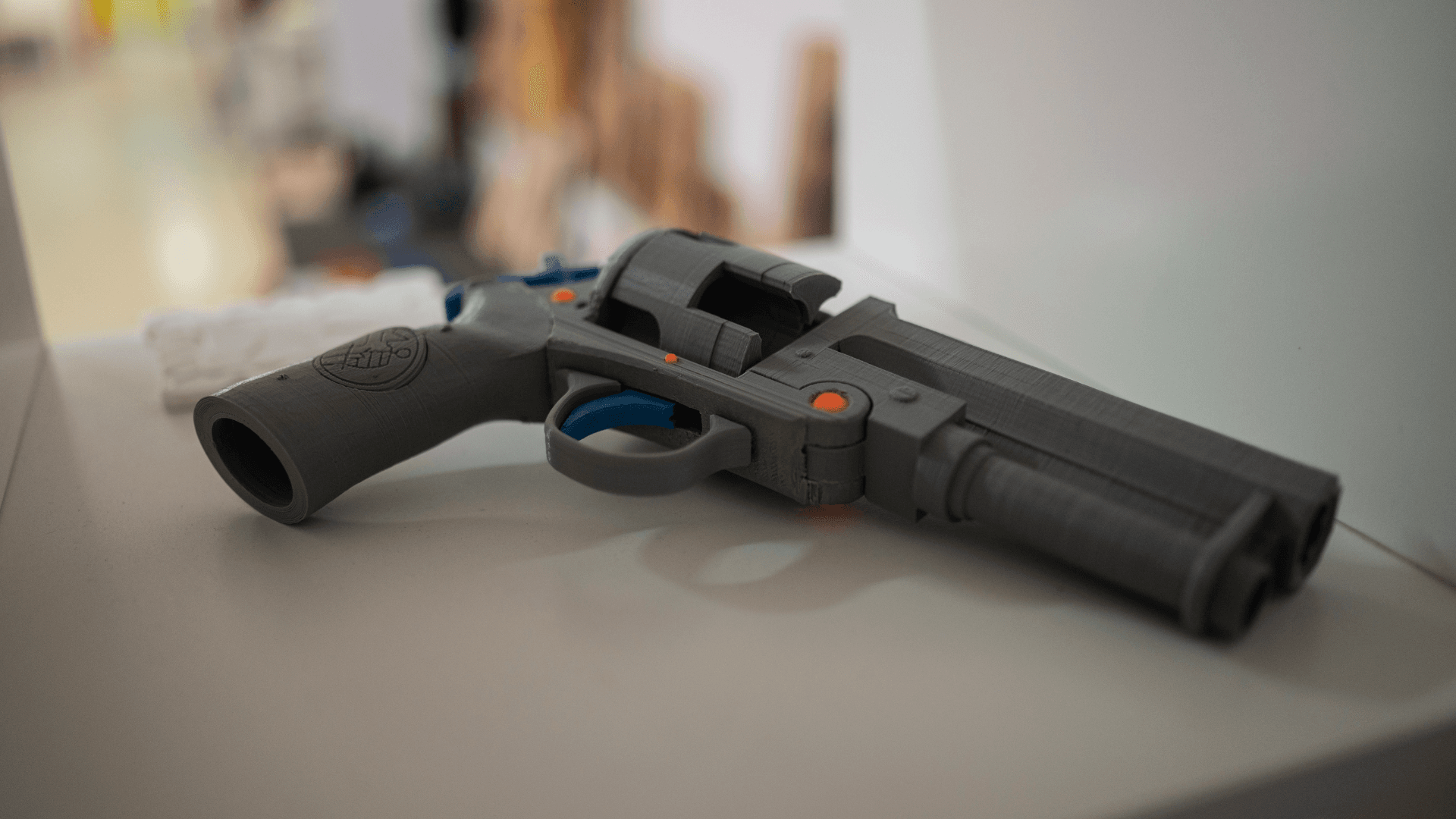 a 3D-printed gun