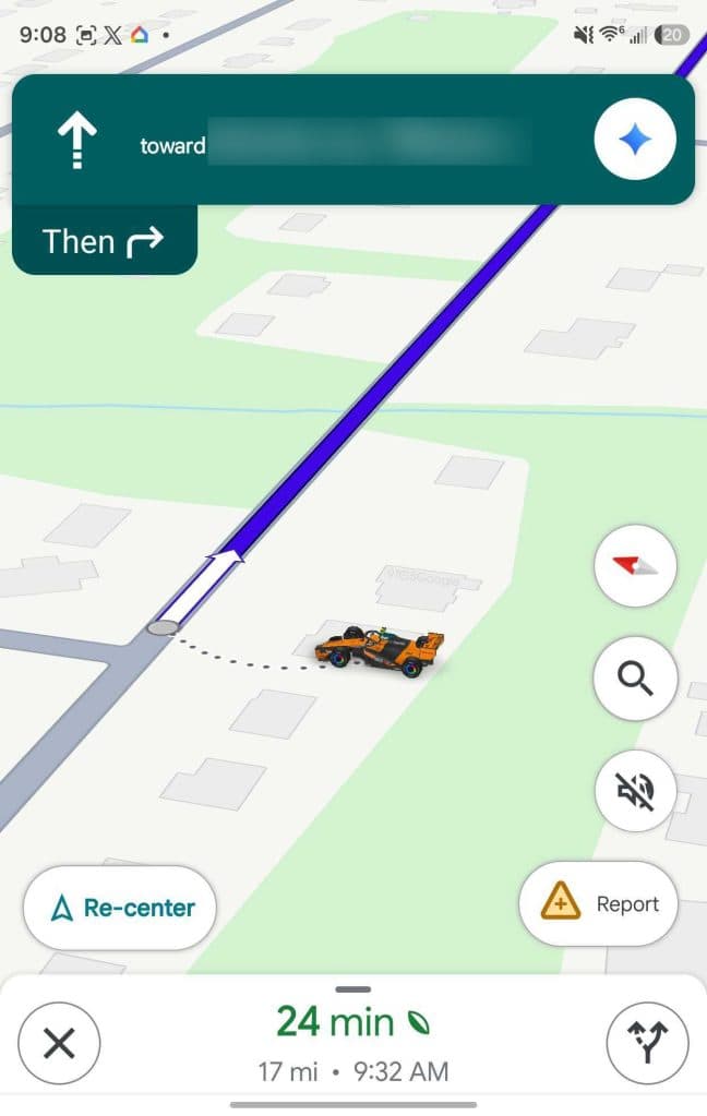 Google Maps เปิดตัวไอคอนรถแข่ง McLaren F1 ให้ใช้งานได้แล้ววันนี้
