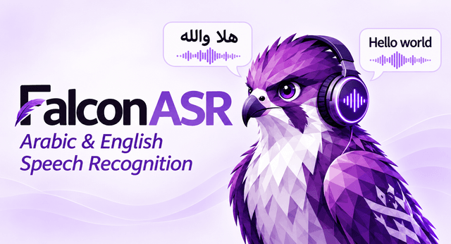 TII เปิดตัว Falcon ASR โมเดลจดจำเสียงภาษาอาหรับระดับแนวหน้า
