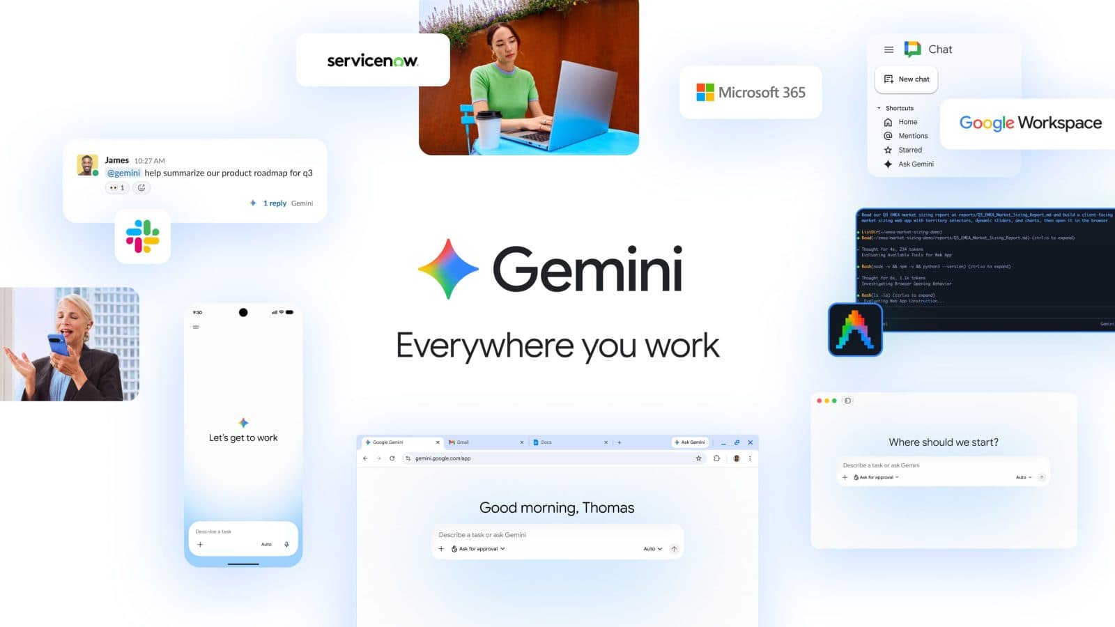 Google Cloud เปิดตัว Gemini agent ผู้ช่วยอัจฉริยะสำหรับคนทำงาน