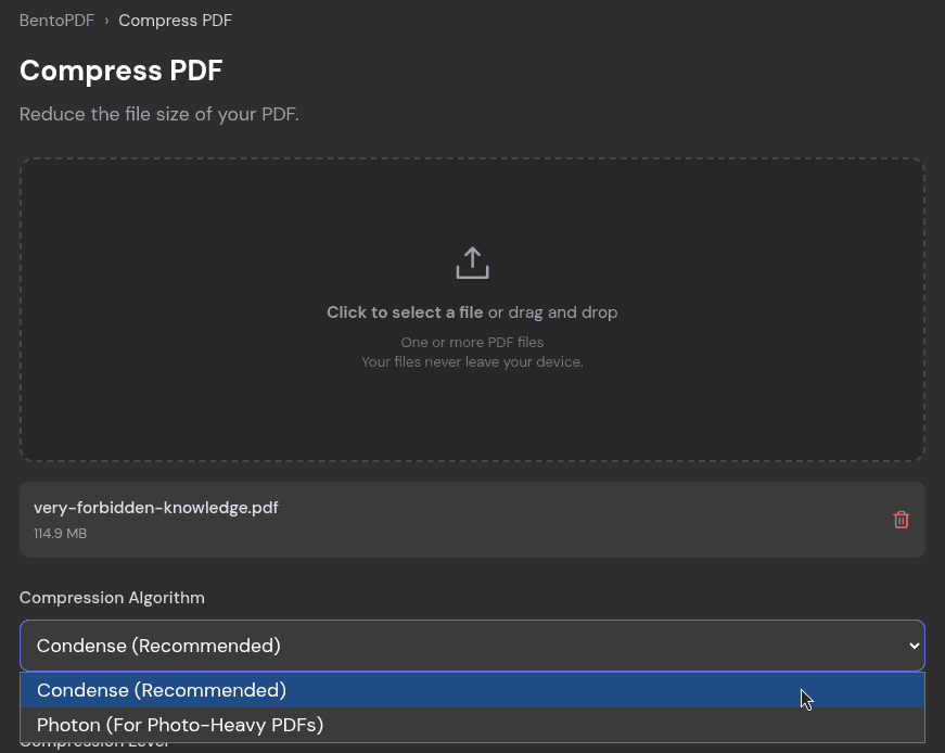 BentoPDF จัดการไฟล์ PDF ในเบราว์เซอร์ มั่นใจเรื่องความเป็นส่วนตัว