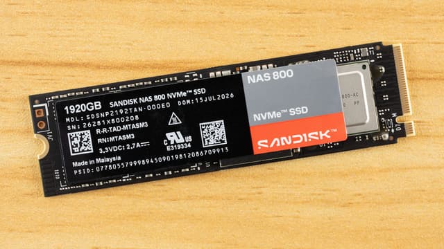 Sandisk เปิดตัว NAS 800 SSD ระดับพรีเมียมสำหรับงาน NAS