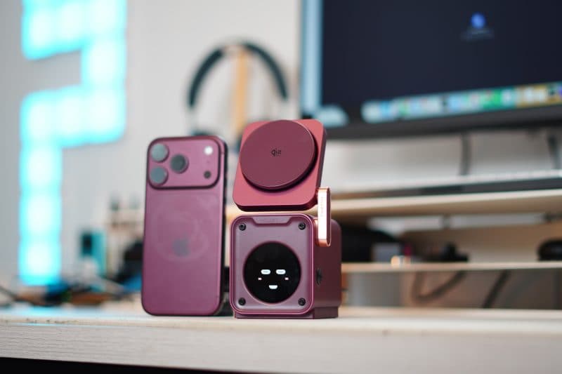 Kuxiu เปิดตัวที่ชาร์จ D5 สี Burgundy เข้าคู่ iPhone 18 Pro