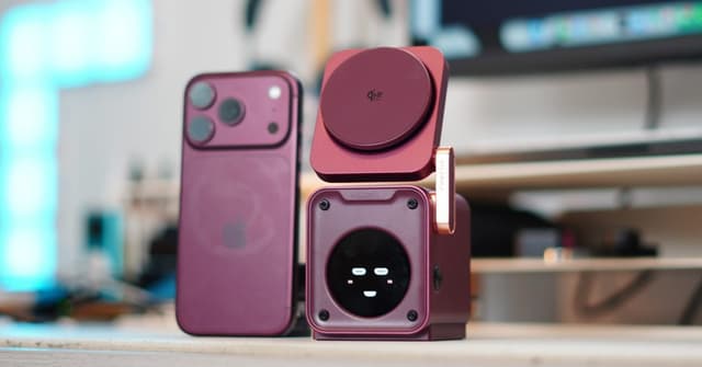 Kuxiu เปิดตัวที่ชาร์จ D5 สี Burgundy เข้าคู่ iPhone 18 Pro
