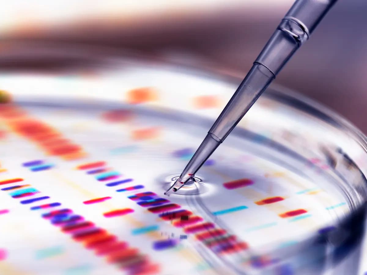 The photo shows a close-up of a petri dish.