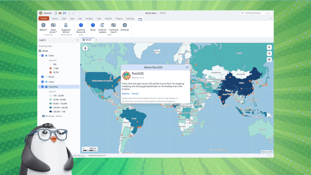เปิดตัว RustGIS โปรแกรมแผนที่ Open Source มาพร้อม AI Assistant