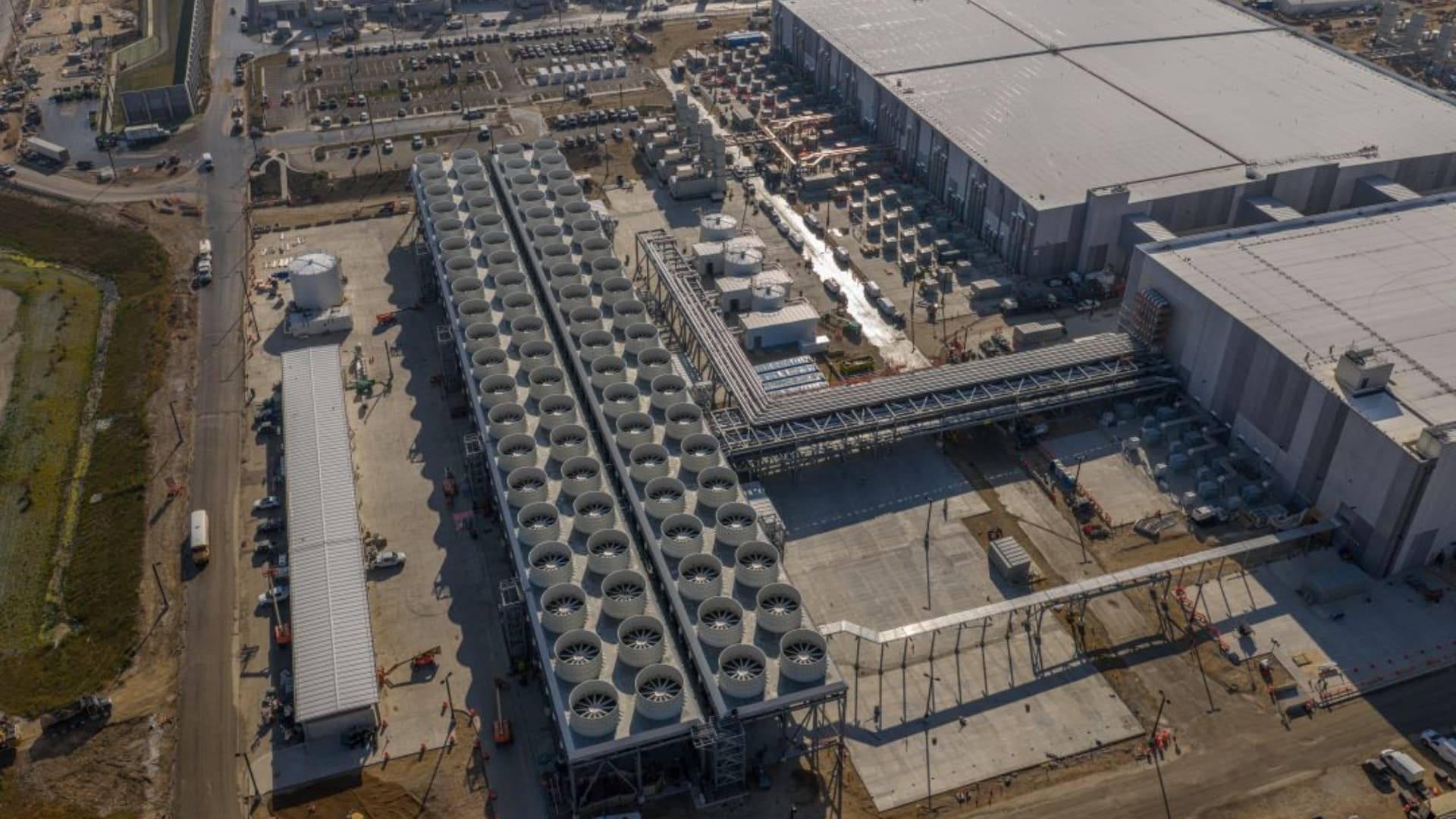 Microsoft data center in Mount Pleasant, Wisconsin
