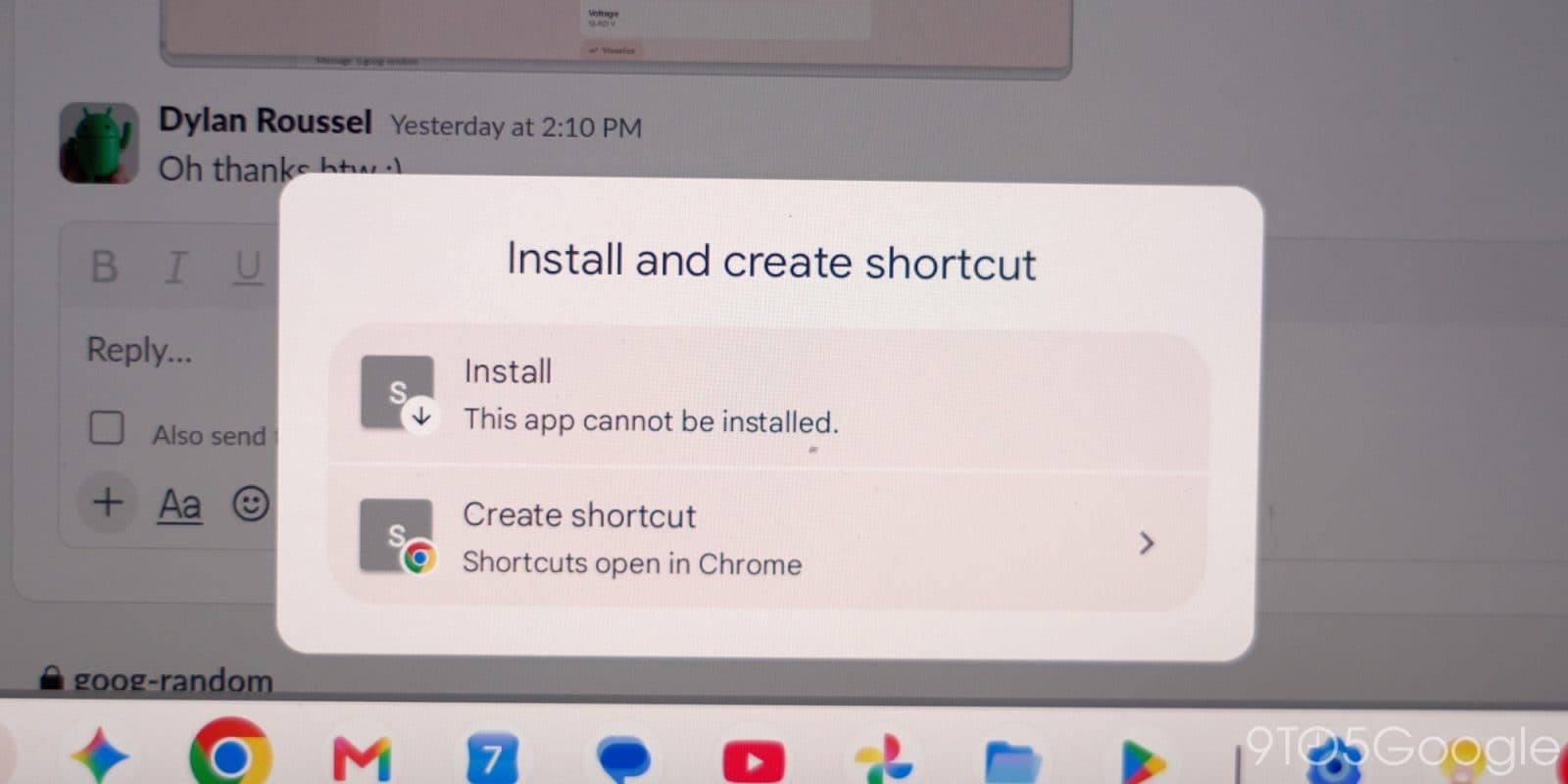 Chrome 155 บน Googlebook ติดตั้งหน้าเว็บเป็นแอปได้ทุกไซต์
