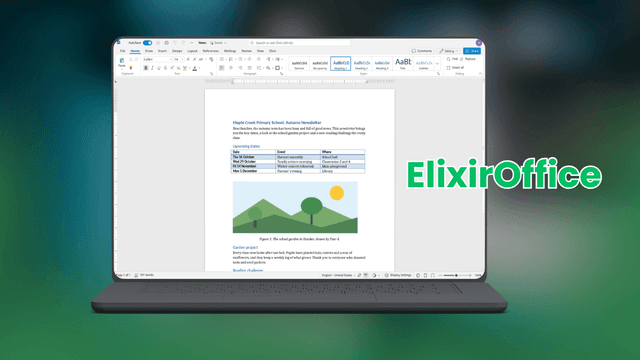 ElixirOffice ชุดโปรแกรมออฟฟิศใหม่ พัฒนาด้วย AI เพื่อสู้กับ MS Office