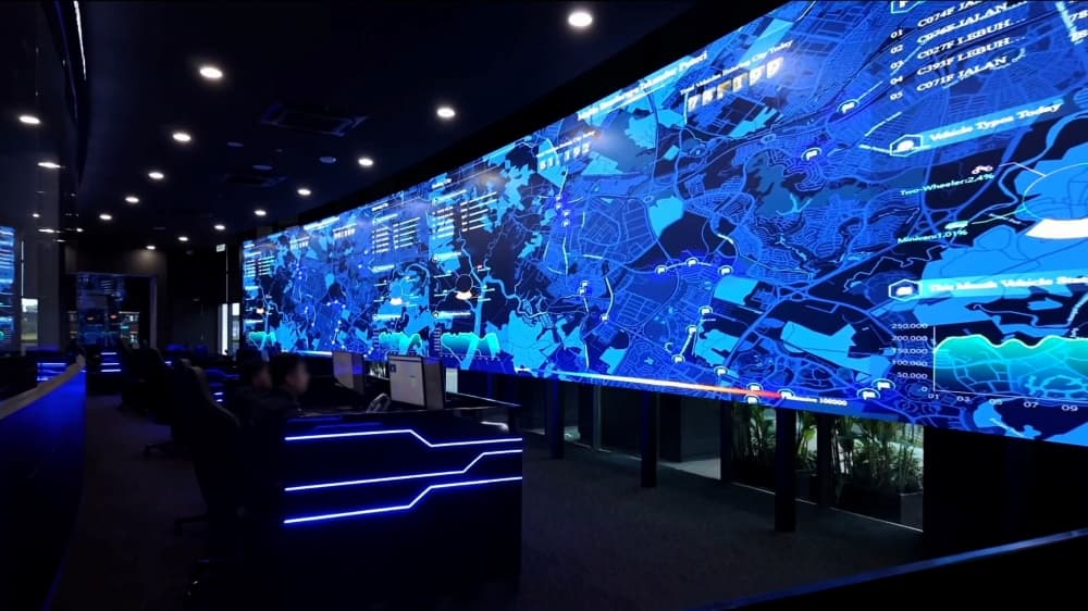 The Wall helps IPCCC city operations teams monitor traffic, public safety, and city services.