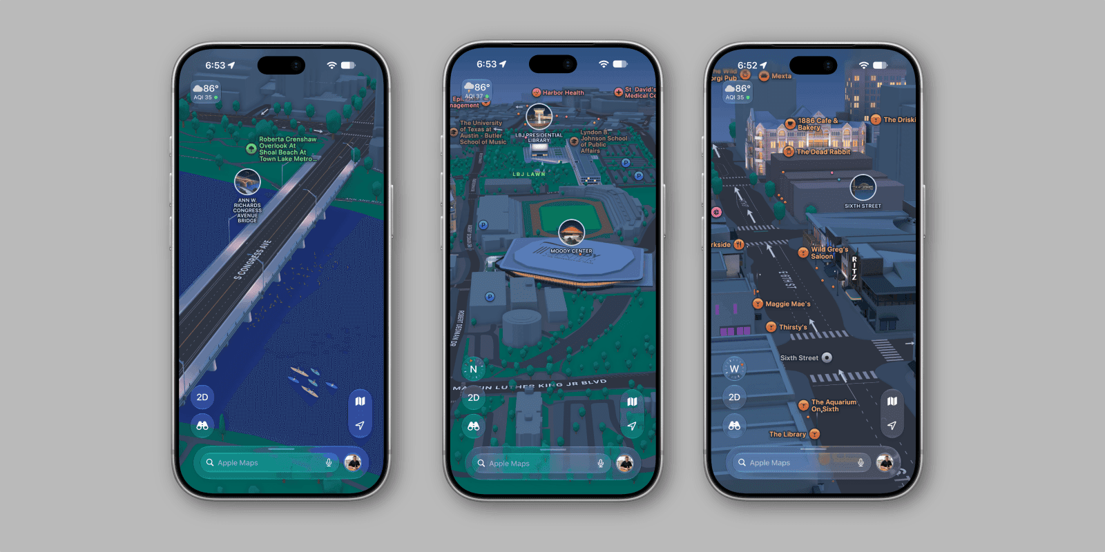 Apple Maps เปิดตัว Detailed City Experience ในเมืองออสติน