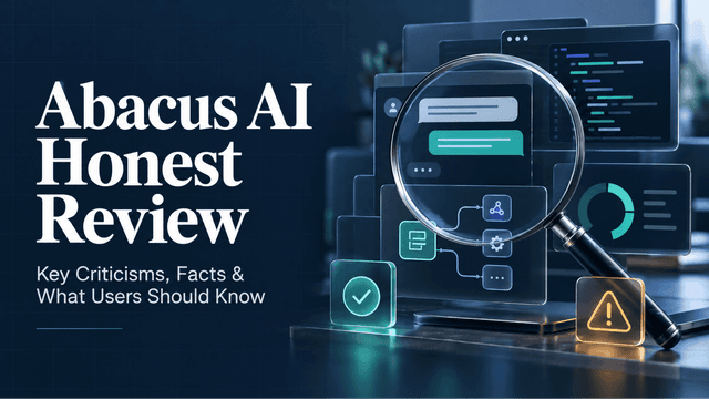 รีวิว Abacus AI เจาะลึกข้อเท็จจริง ประสิทธิภาพ และความคุ้มค่า