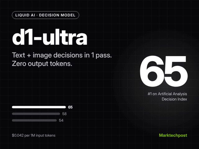 Liquid AI เปิดตัว d1-ultra โมเดลตัดสินใจ Multimodal ทุบสถิติใหม่