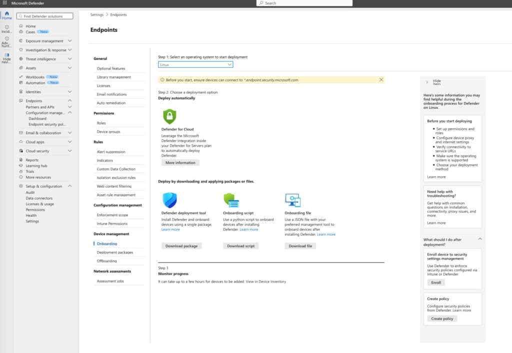 Microsoft brings Defender Antivirus to Linux desktops.