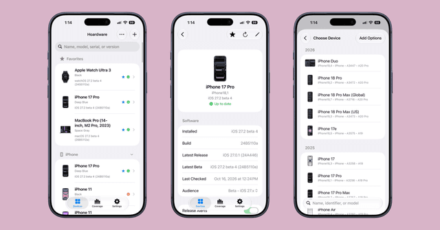 รีวิว Hoardware แอปจัดการคลังอุปกรณ์ Apple สำหรับนักสะสมตัวยง