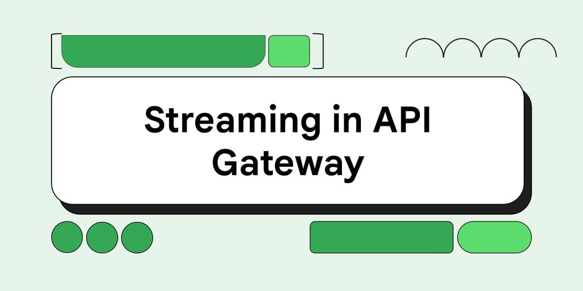 API Gateway รองรับ Streaming แล้ว: รองรับ AI และ Real-time